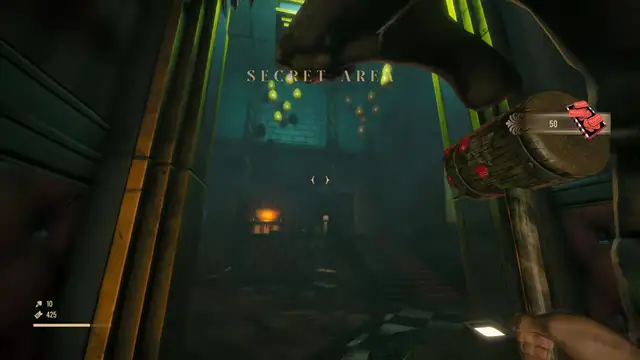 Twisted Tower secret door / restricted path reveal